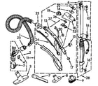 Kenmore 1162148090 hose and attachment parts diagram