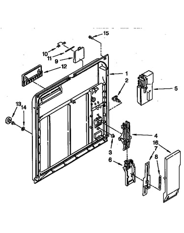 Inner door parts