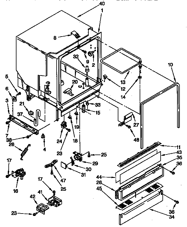 TUB ASSEMBLY PARTS