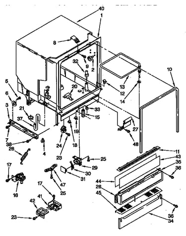 Tub assembly parts