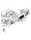 Cabinet and front panel parts