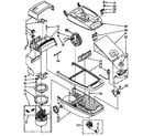 Kenmore 116241190 vacuum cleaner parts diagram