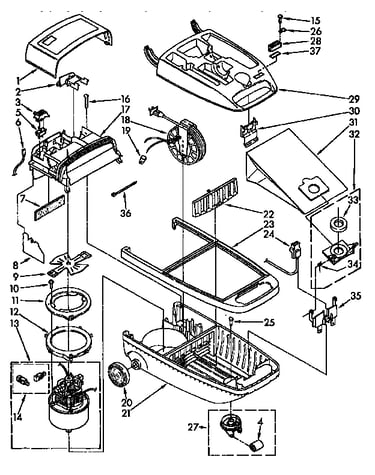 Vacuum cleaner parts