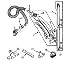 Kenmore 116241190 hose and attachment parts diagram