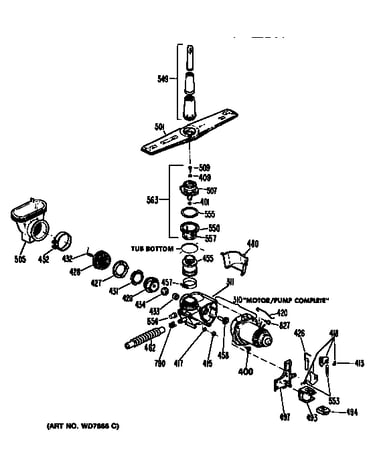 Motor pump mechanism