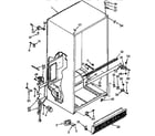 Kenmore 1069631611 cabinet parts diagram