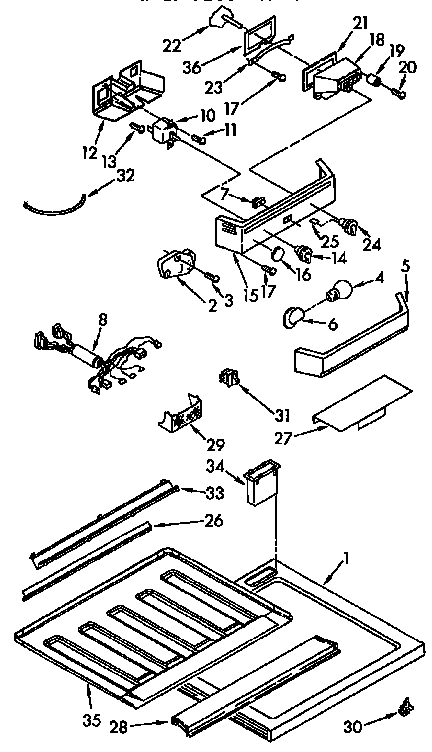 Compartment separator parts