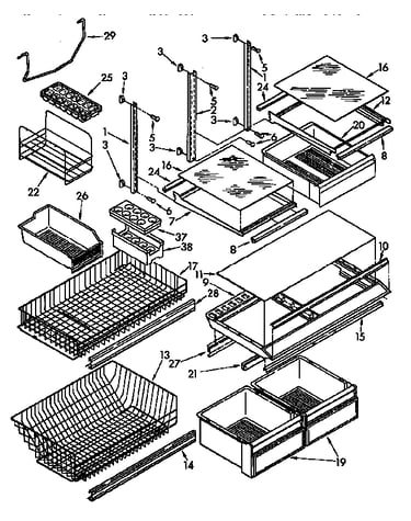 Shelf parts
