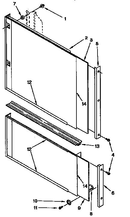 Door and panel parts