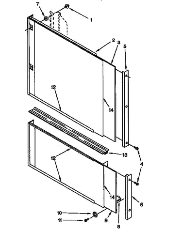 Door and panel parts
