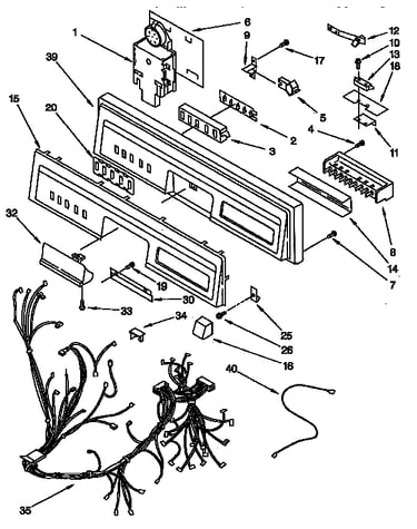 Control panel parts