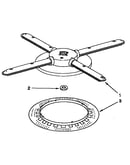 Lower washarm and strainer parts