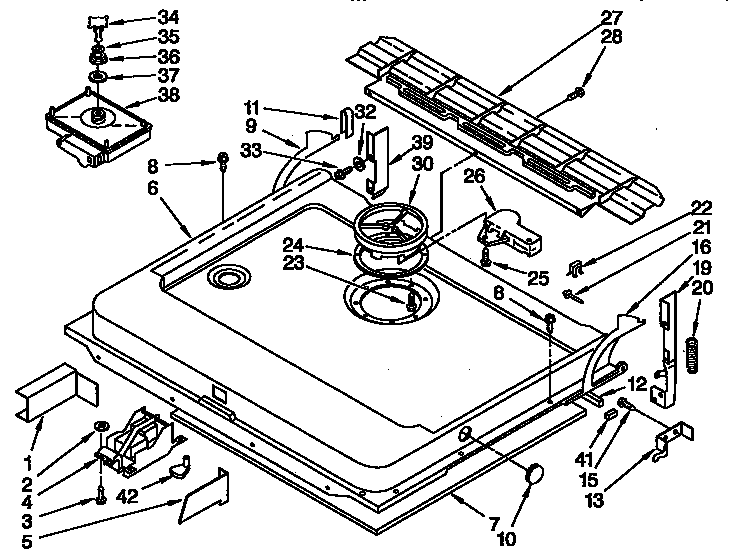 Door and latch parts