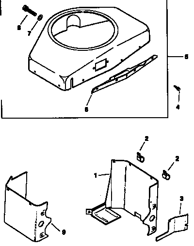 Baffles and shroud