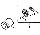 Kohler MV205-57527 oil filter diagram