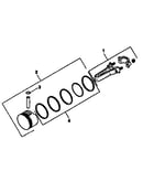 Piston and rod