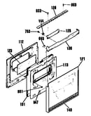 Lower door section