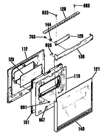 Lower door section