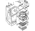 Kenmore 1069432410 refrigerator liner parts diagram