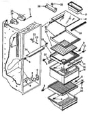 Refrigerator liner parts