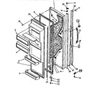 Kenmore 1069432410 refrigerator door parts diagram