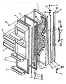 Refrigerator door parts