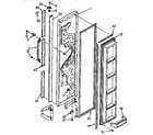 Kenmore 1069432410 freezer door parts diagram