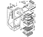 Kenmore 1069432410 refrigerator liner parts diagram