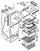 Refrigerator liner parts