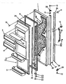 Refrigerator door parts