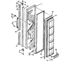 Kenmore 1069432410 freezer door parts diagram