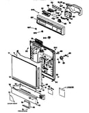 Escutcheon and door