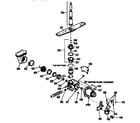 Kenmore 3631434193 motor pump mechanism diagram