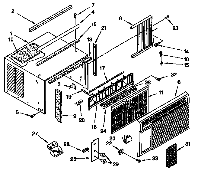 Cabinet parts