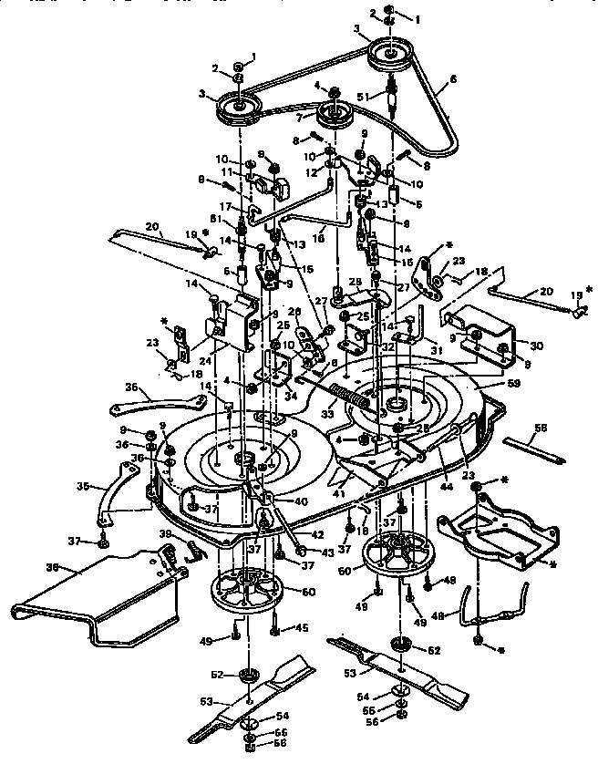 MOWER HOUSING