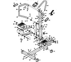 Weslo WL730030 ascent 730 stepper diagram