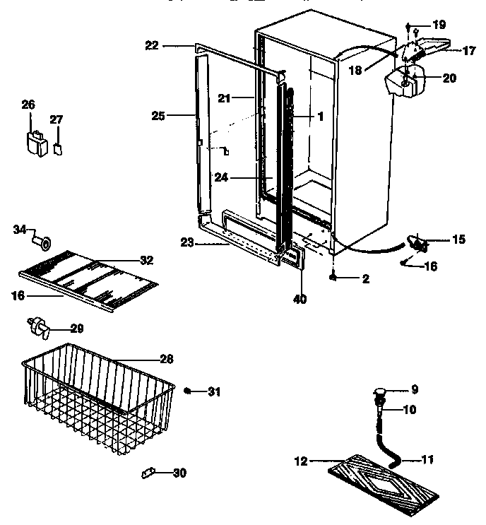 Cabinet parts