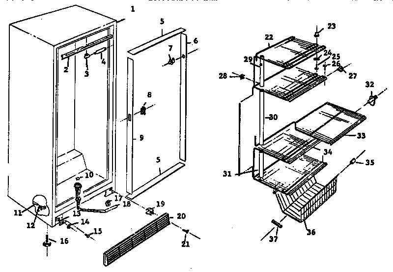 Freezer cabinet