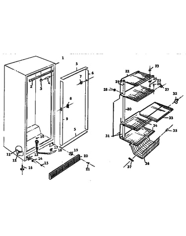 Freezer cabinet