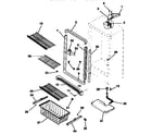 Kenmore 2539235713 cabinet parts diagram