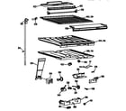 Kenmore 3639732724 compartment separator parts diagram