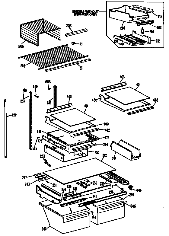 Shelf parts