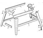 Craftsman 113232211 leg set assembly diagram
