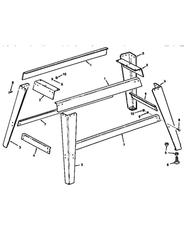 Leg set assembly