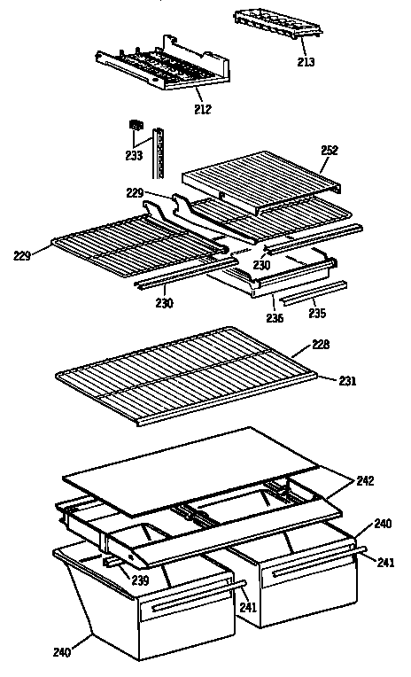 Shelf parts