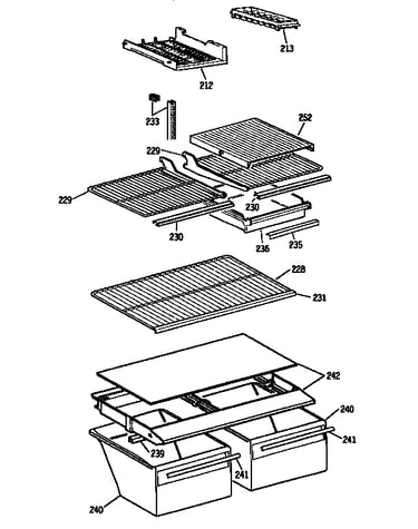Shelf parts