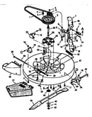 Mulcher mower housing
