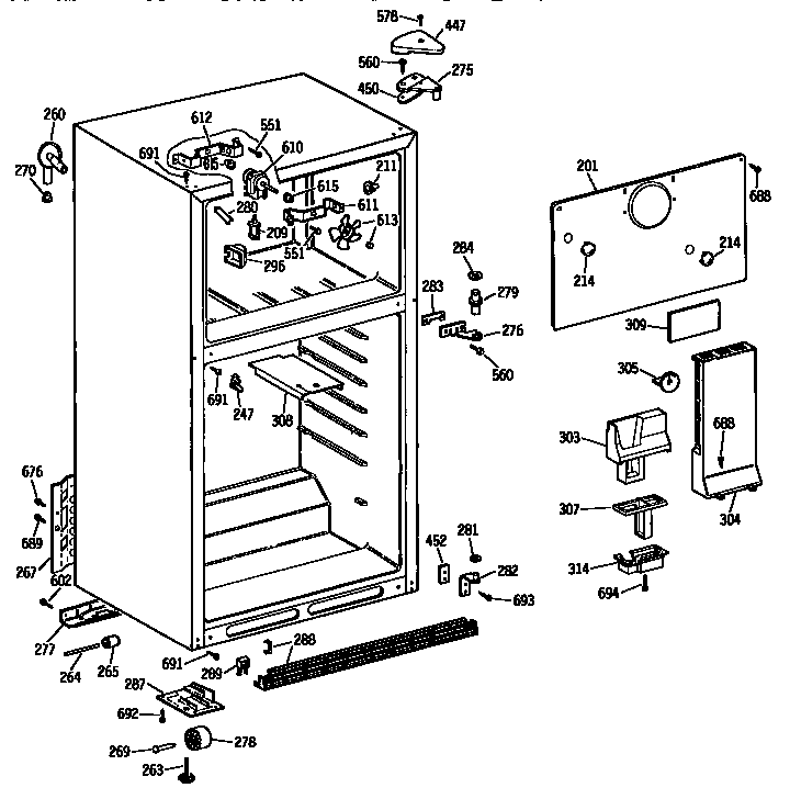 CABINET PARTS