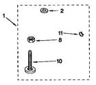 Kenmore 11092572100 miscellaneous parts diagram