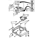 Kenmore 11092572100 machine base parts diagram